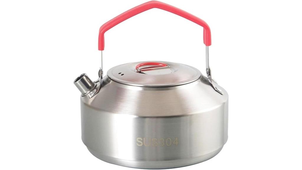 stainless steel camping kettle