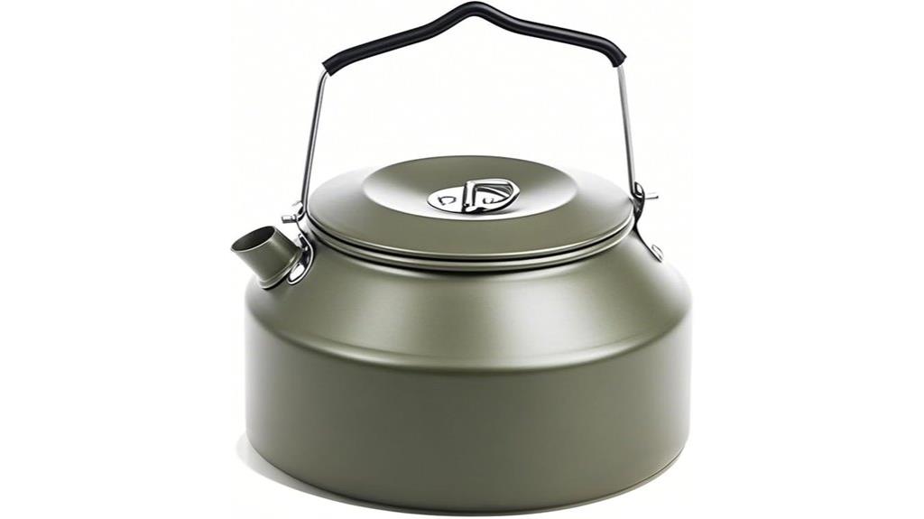 stainless steel camping kettle