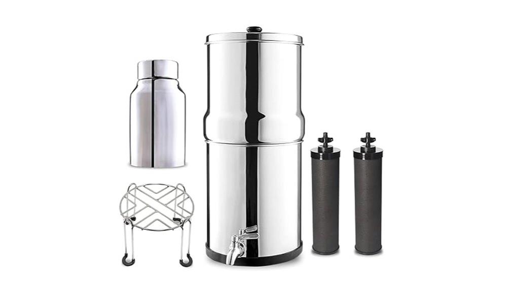 stainless steel gravity filter