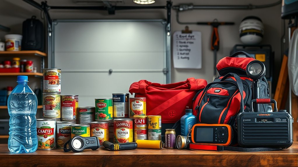 stock essential emergency supplies
