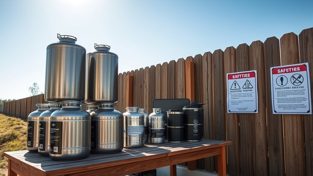 store fuel safely and properly