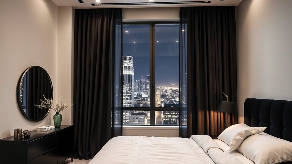 stylish light blocking curtains