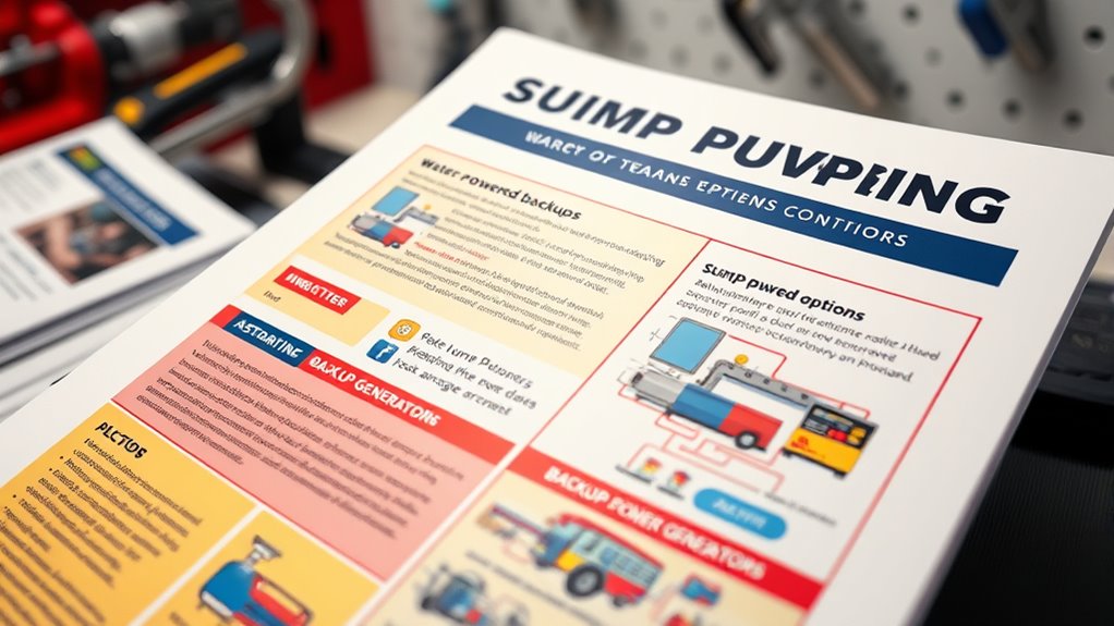sump pump backup options