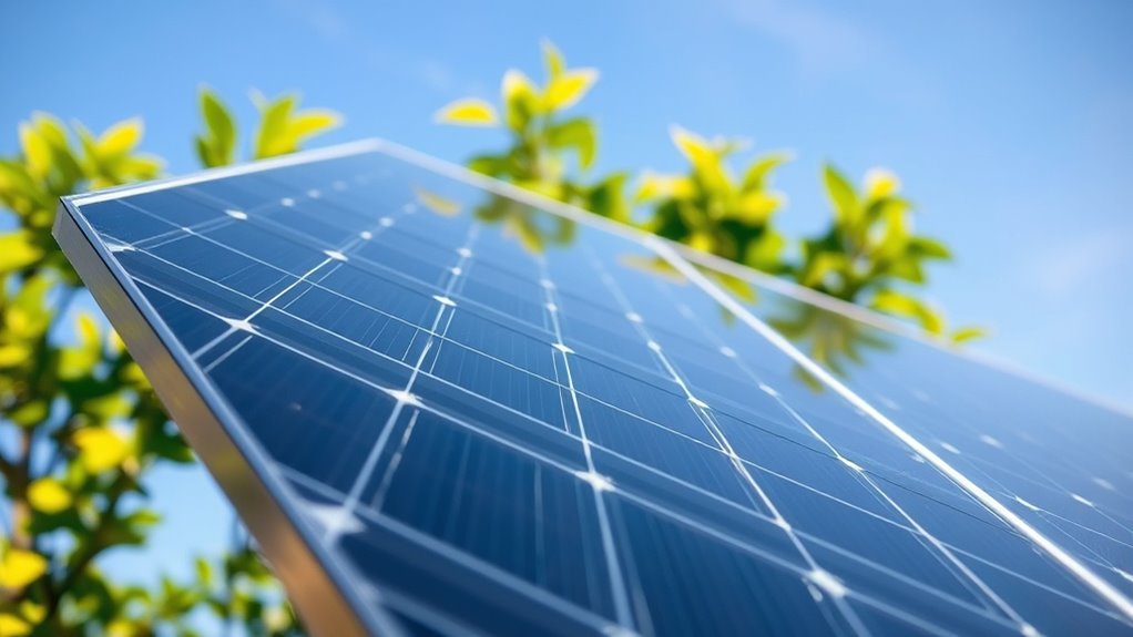 sunlight excites silicon electrons