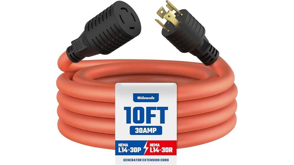 ten foot 30 amp twist lock