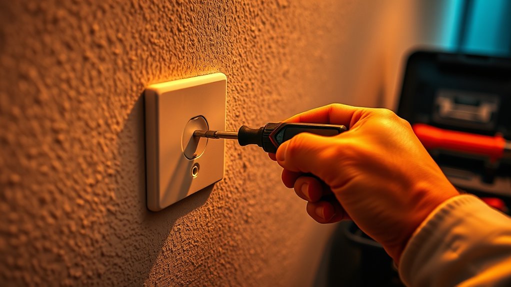 test outlets and switches