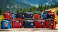 top hand crank radios