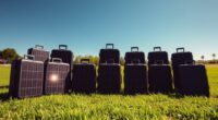 top solar charging suitcase options