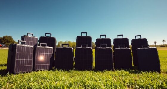 top solar charging suitcase options