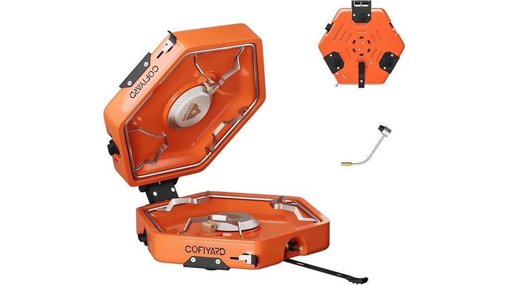 two burner propane stove