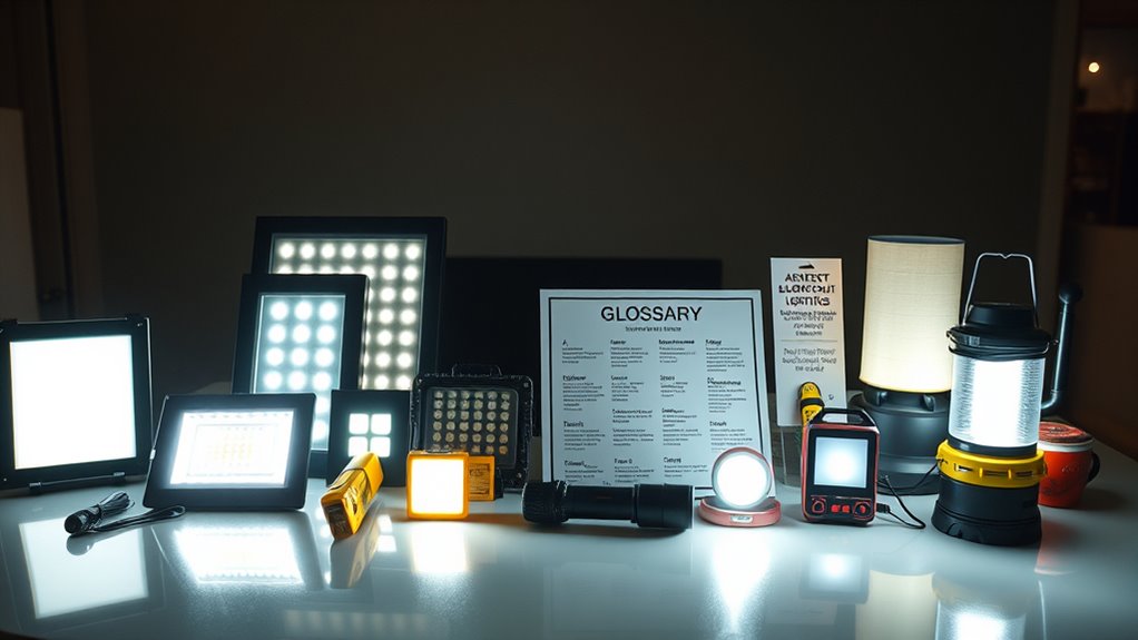 types of emergency lighting