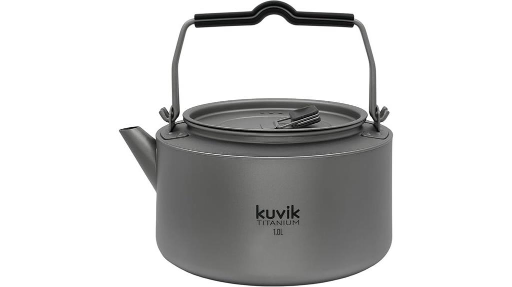 ultralight compact titanium kettle