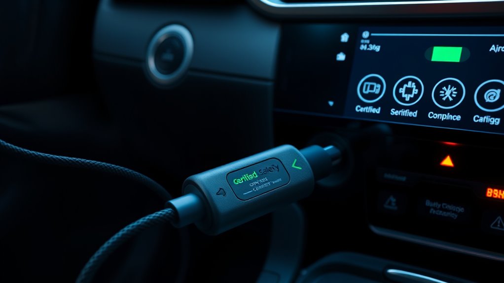 use certified charging devices