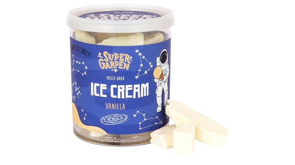 vanilla freeze dried ice cream