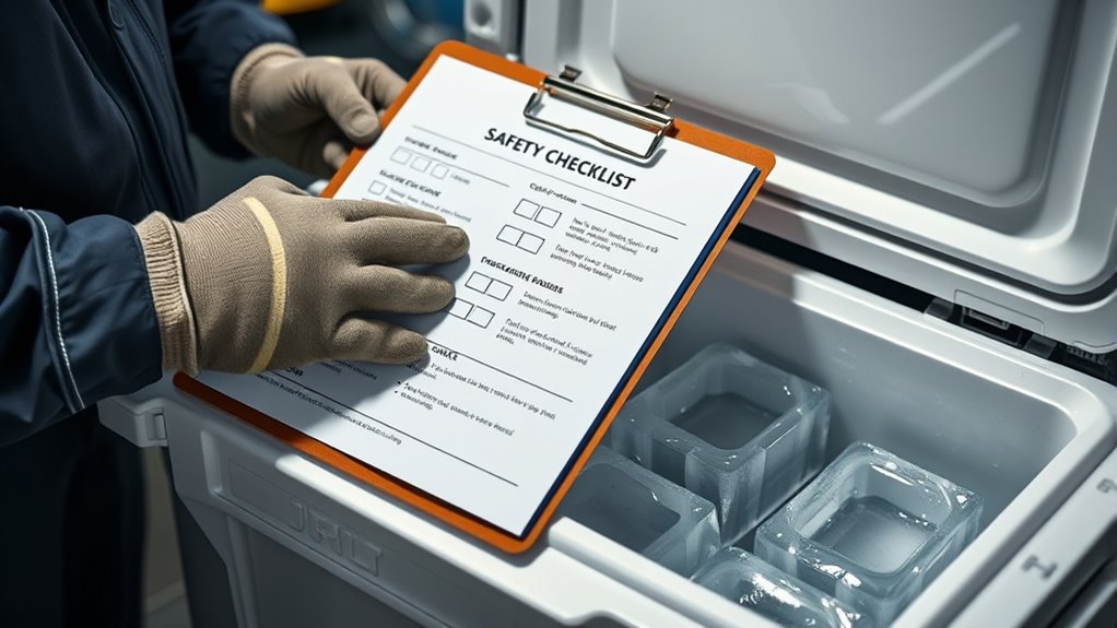 verify ppe before ice work