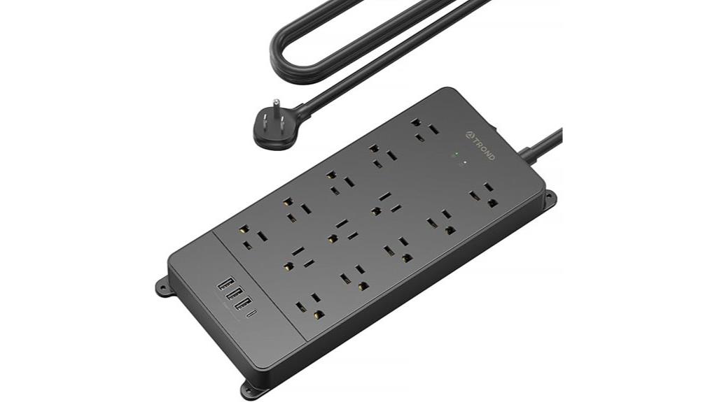 wall mountable usb c surge protector