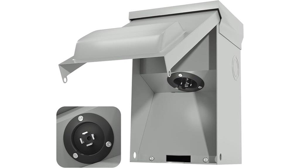 waterproof 30a power inlet