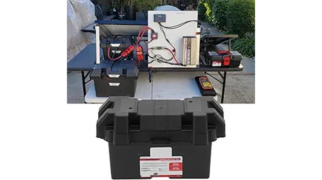 waterproof battery storage box