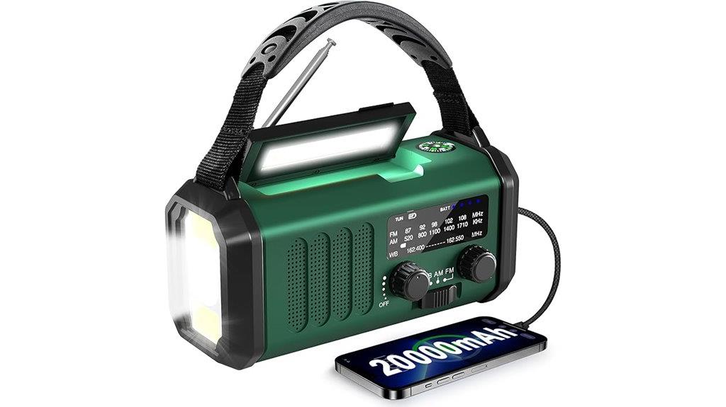 weather radio with solar