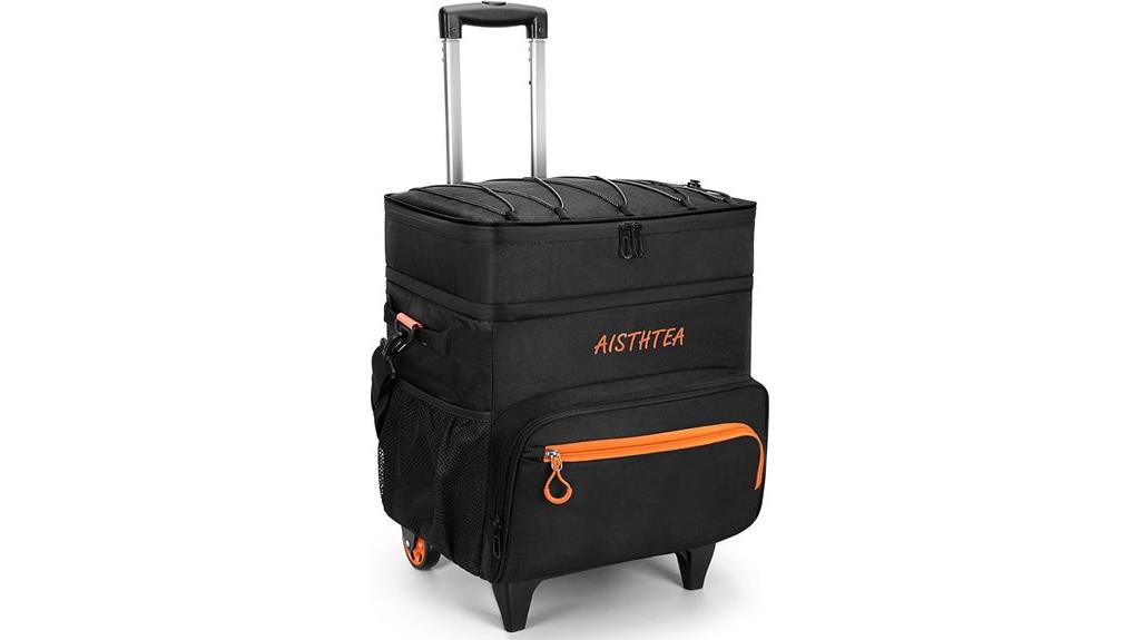 wheeled leakproof insulated cooler