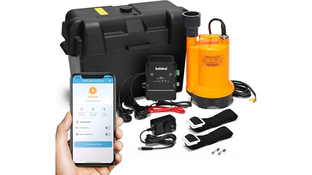 wifi enabled sump backup