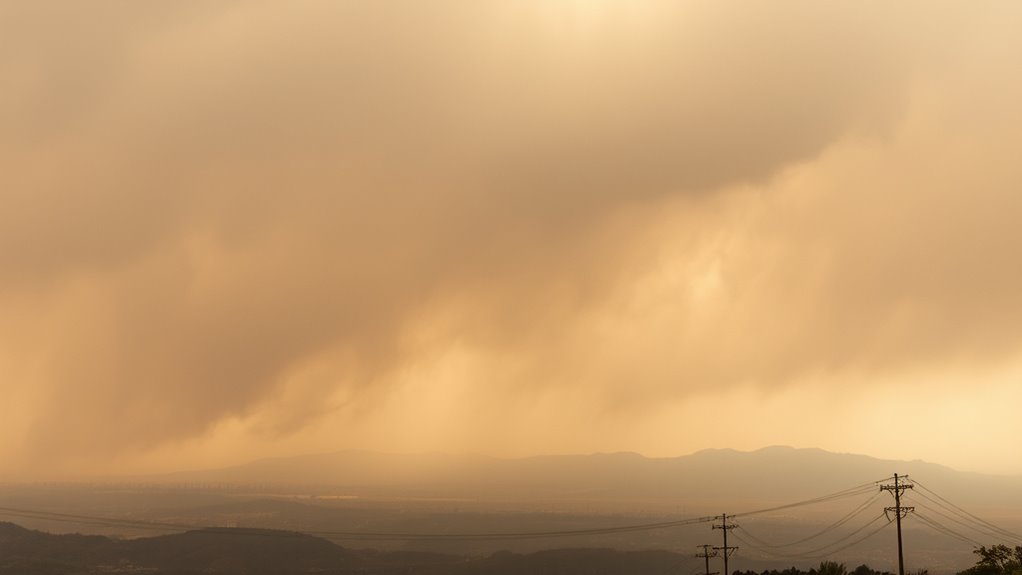 wildfire smoke dispersion effects