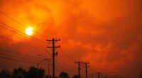 wildfire smoke power outage