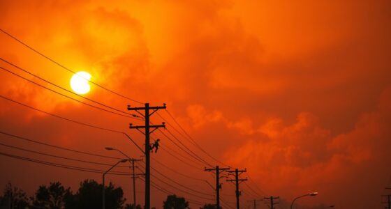 wildfire smoke power outage