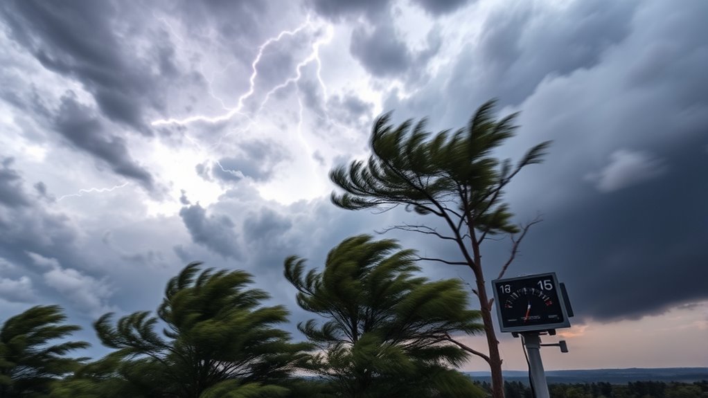wind speed thresholds classify storms