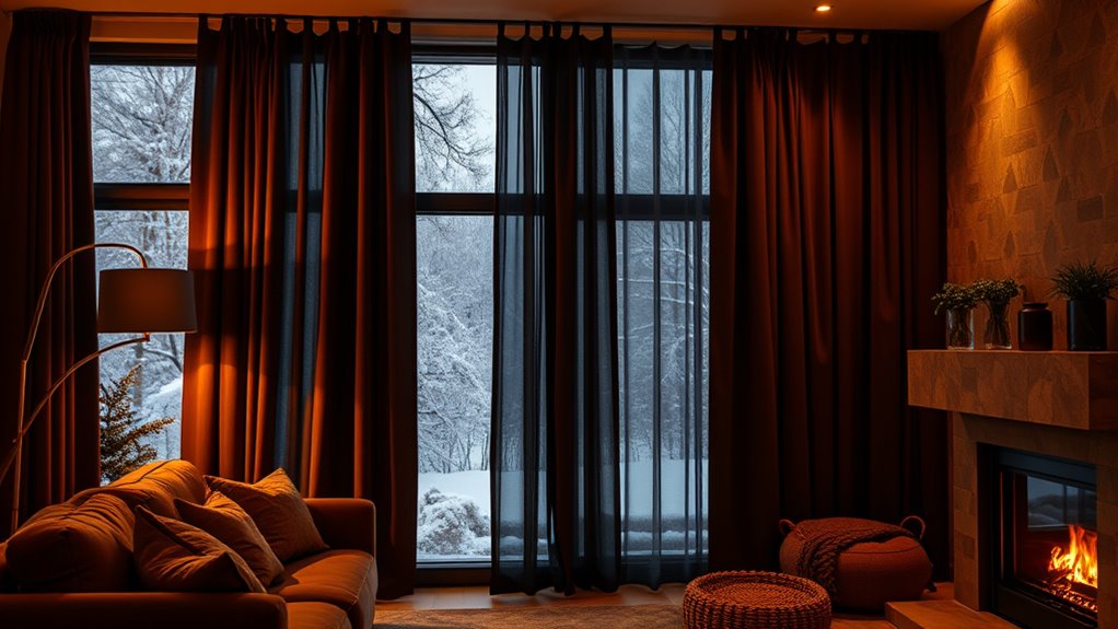 winter storm blackout curtain considerations