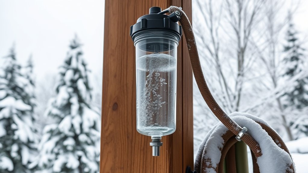 winter storm water filtration