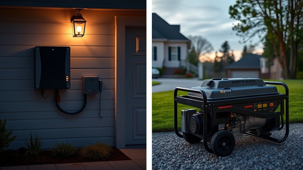 battery vs gas generator