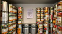 canned food storage tips