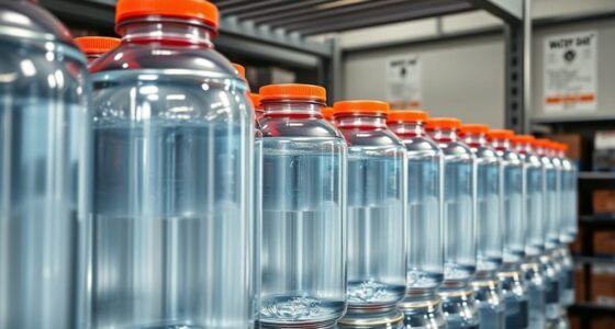 canned water emergency storage