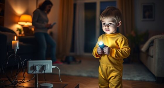child electrical safety during outages