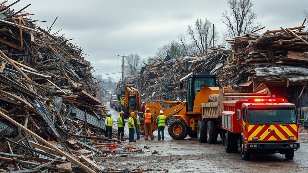 effective debris removal coordination