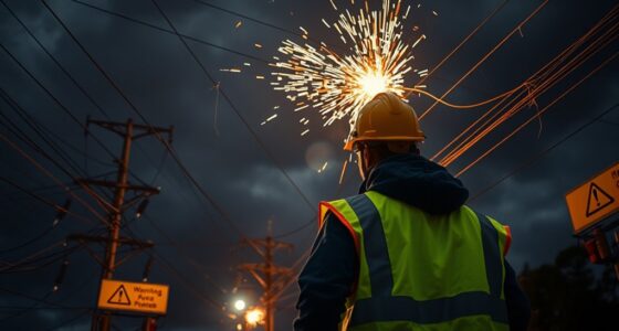 ensure safe power restoration