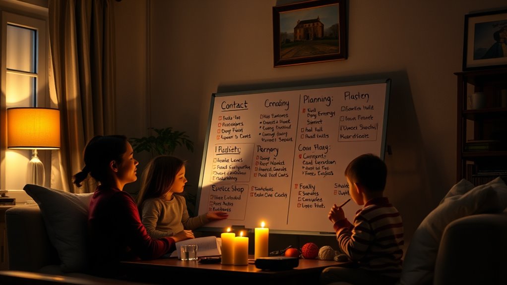 family outage communication strategy