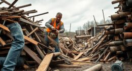 limited power tool debris disposal