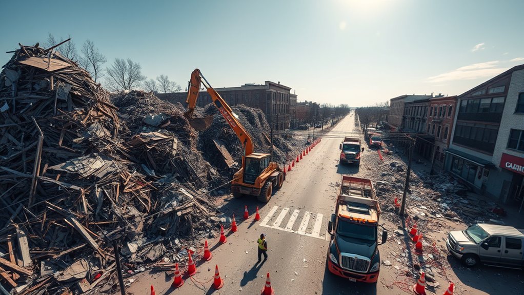 local debris removal coordination