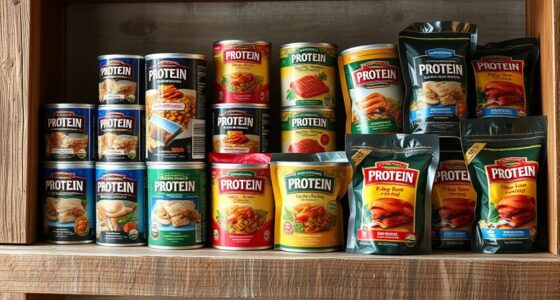 long lasting protein emergency foods