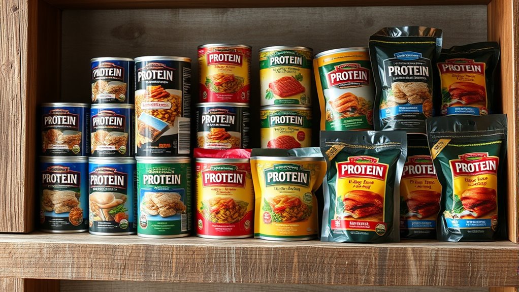 long lasting protein emergency foods