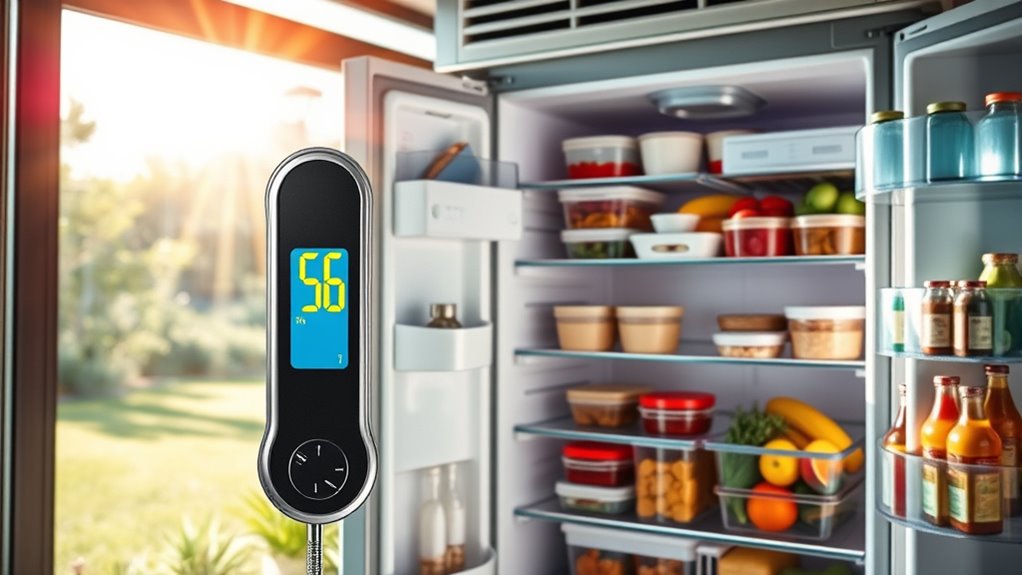 maintain cool food storage