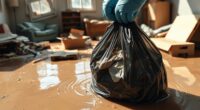manage flood damaged waste