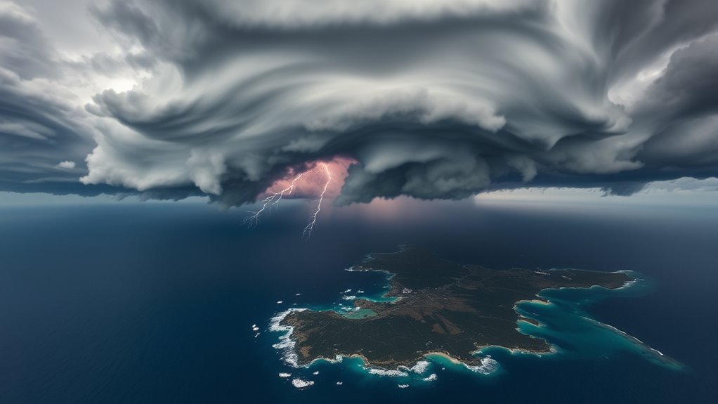 ocean currents influence storm intensity