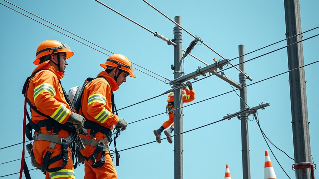 power line repair safety