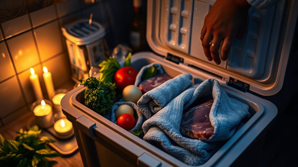 preserve food during blackout