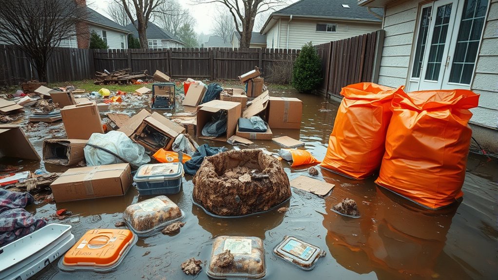 proper flood waste disposal