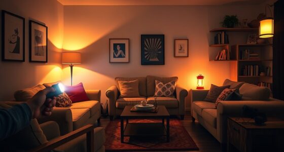 safe indoor lighting use