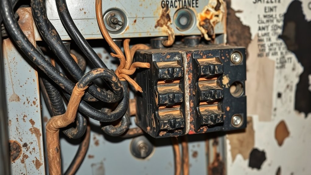 signs of wiring deterioration